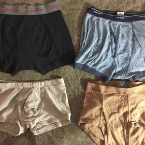 4 Vintage Men's Medium 32" 34" Used Clean Briefs